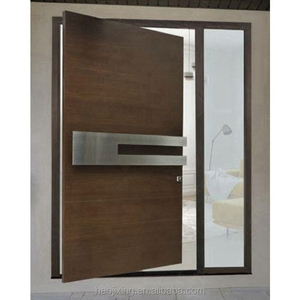 Nouvelle <span class=keywords><strong>porte</strong></span> <span class=keywords><strong>d</strong></span>'entrée principale en bois composite en acier américain et aluminium personnalisée - Product Image 2