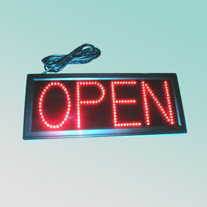 CE RoHS 41X17.3cm ABS rojo intermitente electrónico Led Abierto Cerrado tablero de señal para <span class=keywords><strong>tienda</strong></span>, restaurante - Product Image 2