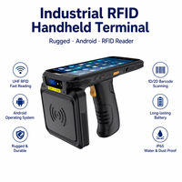 Lector RFID UHF Portátil PDA 860-960MHz con Cámara Escáner de Códigos de Barras Android para Gestión de Inventario en Bibliotecas y Museos