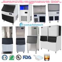 Máquina Automática Comercial para Hacer Hielo en Cubos de Anís Estrellado, Máquina de Hielo de 120 kg y 500 kg, Equipo de Producción de Hielo en Cubos Cilíndricos de Alta Eficiencia