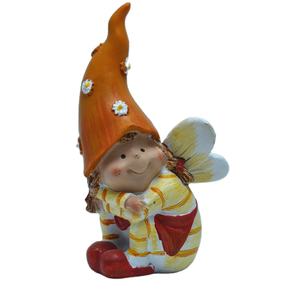 Résine Patio <span class=keywords><strong>D</strong></span>écoratif Gnome Figurine Jouer <span class=keywords><strong>Violon</strong></span> Assis sur Champignon Drôle Jardin Gnome Statue - Product Image 3