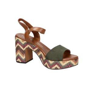 Marco Tozzi Women's <b>Heeled</b> Sandal 9 Cm <b>Platform</b> Verdone Size 39 - Product Image 2
