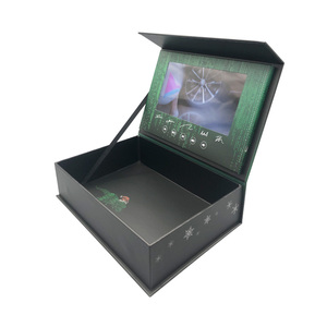 Customized Memory Party invito a nozze 5 pollici 7 pollici schermo LCD scatola regalo fiore rosa con Video - Product Image 1