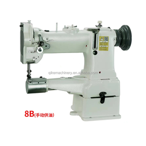 Machine à coudre à bras cylindrique QK-8B de haute qualité, point de surjet, pour cuir de moyenne épaisseur, avec pied entraîneur pour sacs - Product Image 4