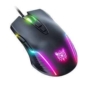 Ooikuma <span class=keywords><strong>cw905</strong></span> Pink Girl Esports Mouse Cable Game Cute Girl Heart RGB mouse de computadora para sistema de hogar inteligente - Product Image 1