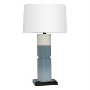 Lampe de table en lin blanc nickel brossé Candlewood Suites avec prise de courant intégrée, lampe de chevet LED moderne pour hôtel, lampe de nuit - Product Image 2