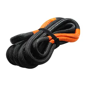 25MM 9M 14Tons 4x4 Off-Road Stretch Kinetic Power Full Recovery Rope Pull Ropes For Car