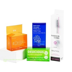 Cajas de Regalo Personalizadas de PVC PET Transparente Esmerilado con Impresión de Logotipo para Productos de Moda - Product Image 1
