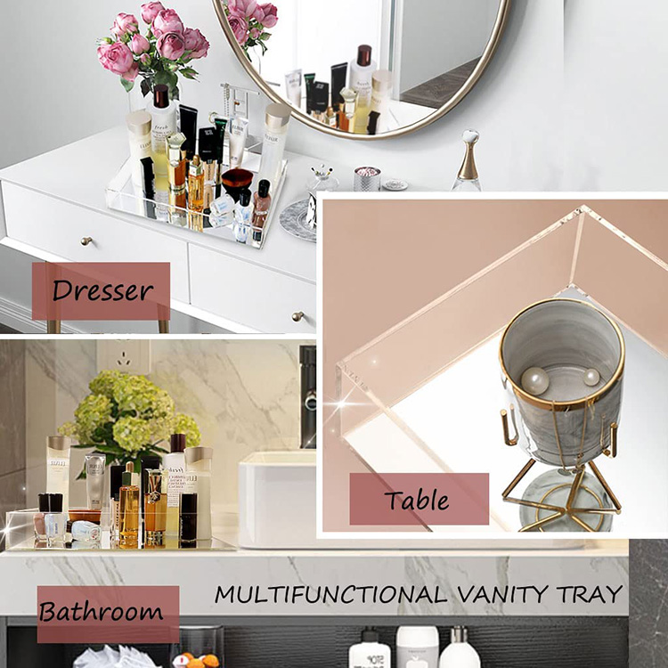 Mirror Perfume Tray Vanity Decorative Tray for Dresser, Jewelry Perfume  Organizer Makeup Tray| Alibaba.com