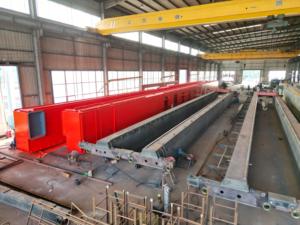 Grue <span class=keywords><strong>portique</strong></span> à double poutre de type MZ, 5-20T, contrôlée par PLC, portée 35M, hauteur de levage 10m - Product Image 5
