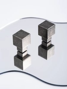 Puxadores de Armário em Latão Maciço Prata Envelhecida em Promoção: Puxadores Quadrados para Móveis e Gavetas - Product Image 4