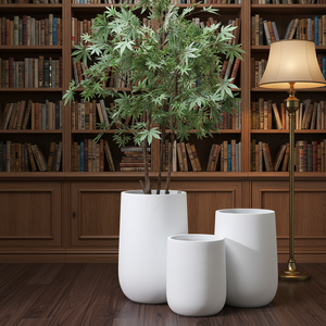Maceta Moderna de Cemento, Redonda, Grande, Ecológica, para Piso, Jardín, Decoración del Hogar, Interior y Exterior - Product Image 6