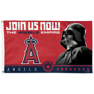 Drapeau MLB de haute qualité imprimé sur mesure 3X5ft 100% Polyester Double face drapeau Los Angeles Angels - Product Image 3