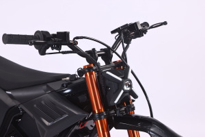 Motocicleta Todoterreno de 3000w con Neumáticos de 14/12 Pulgadas, Bicicleta Eléctrica de Montaña de 48v y 60km/h de Alta Velocidad para Adultos - Product Image 4