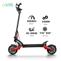 Unicool Scoooter/ Électrique 0 10x Double moteur 60v 2400w Adultes Puissant Rapide Tout-terrain Scotter/ Electrico