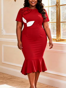 strapless open back dress Bonton Rouge Red Nala Dress – Elegant Child NY