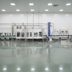 Chaîne de production automatique 2026 pour le lavage, le remplissage et le bouchage de bouteilles d'<span class=keywords><strong>eau</strong></span> pure de 5L et 10L, et de bidons en PEHD - Product Image 1