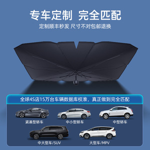 Parapluie capsule Hello Leiboo 310g léger et portable, protection solaire pour vitre latérale de voiture - Product Image 4