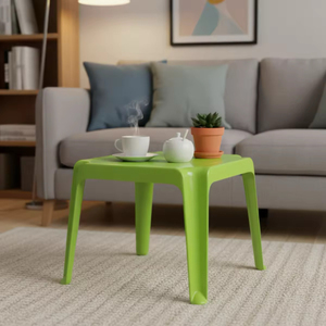<b>Plastic</b> Coffee <b>Table</b> Durable PP Material Lightweight Waterproof Stackable Sturdy Hotel School Indoor <b>Outdoor</b> Use Living - Product Image 4