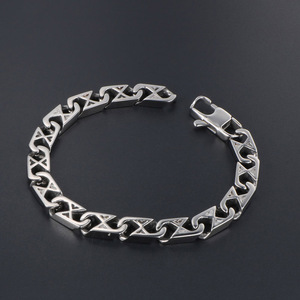 European American Style Minimalist Mesh Bracelet Titanium Steel Fashion <b>Bangle</b> <b>Men</b> Women Jewelry CE440 - Product Image 2