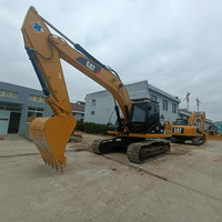Excavator Berat CAT 324D 24 Ton Dengan Bucket Penggali Kapasitas 1.2m³ Excavator Crawler Bekas
