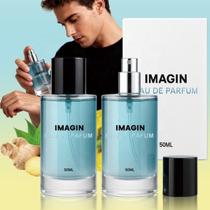 Vente chaude Parfum en vaporisateur personnalisé avec logo Eau <span class=keywords><strong>de</strong></span> parfum Bergamote Thé au gingembre Ambre boisé Parfum agréable 50 ml Parfum pour homme en vaporisateur - Product Image 1