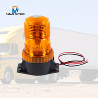 Neue DC10-100V LKW-Gabelstapler Warnblinkleuchten Bernsteinfarbene LED-Rundumleuchte Großhandel