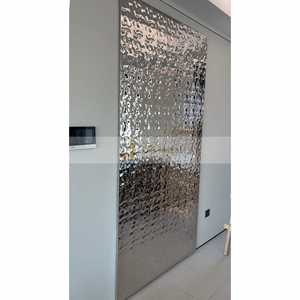 LL368 Water Ripple Corrugated Stainless Steel Decorative <b>Sheets</b> for Art Wall Feature Home Ceiling Background Interior Design - Product Image 4