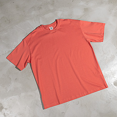 เสื้อยืดผู้ชายแขนสั้นพิมพ์ลายสีพื้นหนา260 GSM โลโก้ออกแบบได้ตามต้องการ - Product Image 3