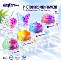 Pigment photochromique,poudre à effet de changement de couleur pour vernis à ongles, perles et objets en résine