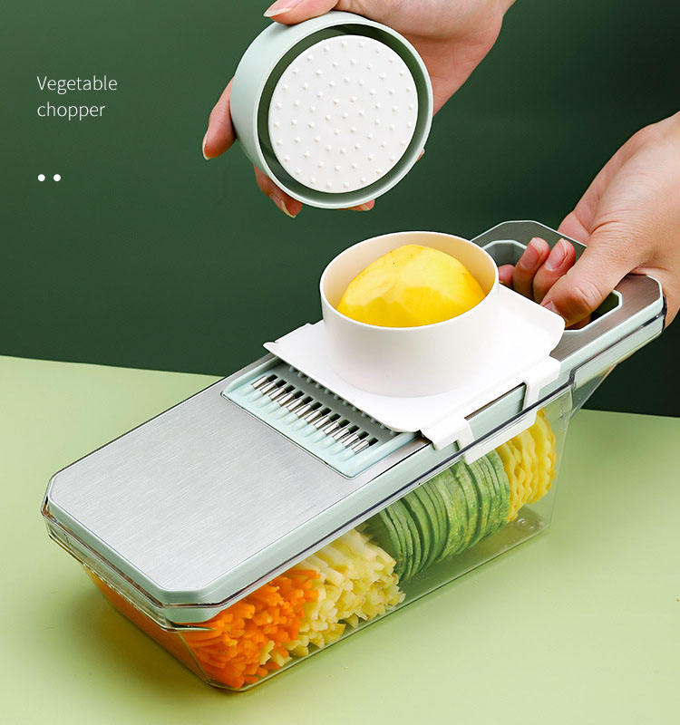 Vert menthe 6 lames avec boîte