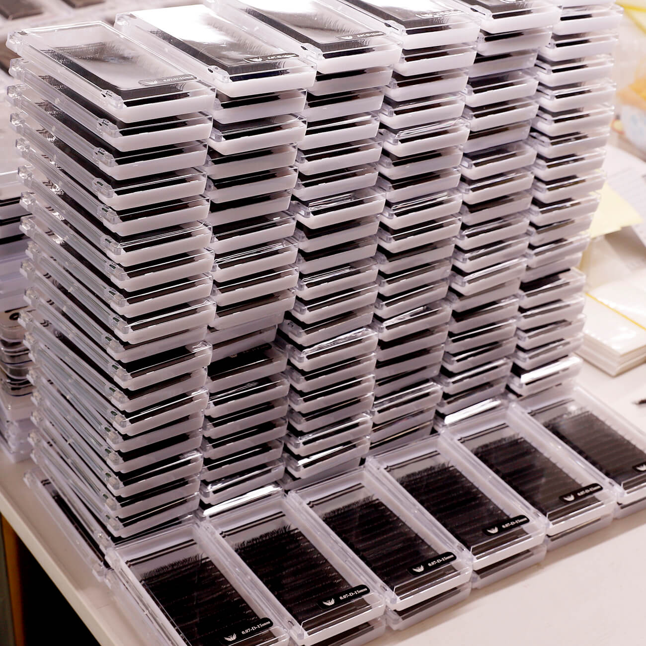 Новое прибытие частный ярлык 003 005 007 мм Корея ПБТ Быстрая доставка быстрое наращивание ресниц в наличии