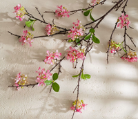 Décoration Florale Artisanale Européenne pour Mariage et Saint-Valentin : Lanterne de Lune, Fleurs Artificielles, Plantes Vertes, Artisanat Décoratif