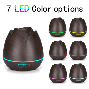 400ml hoa hương thơm khuếch tán hương thơm siêu âm hạt gỗ hương thơm nhà tinh dầu khuếch tán Máy tạo độ ẩm không khí - Product Image 5