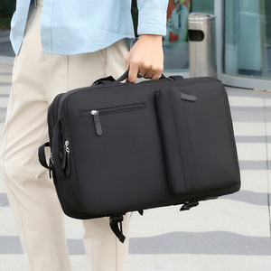 Laptop <b>Backpack</b> 30x45x16cm 180 Degree Opening Expandable Compartment For 16 Inch <b>Computer</b> Travel Business Use Black - Product Image 3
