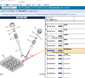 Joints d'étanchéité de soupape OE 1613189880 1611510280 1611289780 1623068580 1654507180 pour Peugeot 308 408 2008 4008 <span class=keywords><strong>Citroën</strong></span> <span class=keywords><strong>C3</strong></span> C4 EB2 1.2T - Product Image 2