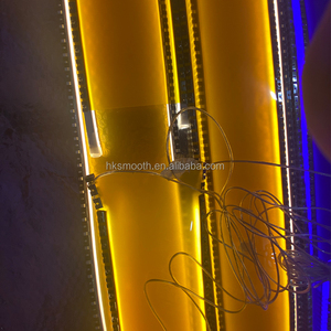 SMOOTH Modern Spiral Acrylic LED <b>Ceiling</b> Light Iridescent Ribbon <b>Wedding</b> Banquet Hall <b>Ceiling</b> <b>Decorations</b> - Product Image 4