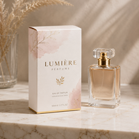 Boîtes en carton pour cosmétiques en gros, emballages en papier, boîtes pliantes en papier artistique pour emballages de parfums