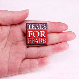 ตราเข็มกลัดโลหะของวงร็อคน้ำตาสำหรับความกลัวกับจำนวน - Product Image 3