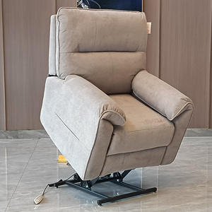 Sillón Reclinable Eléctrico Extensible Moderno al por Mayor, con Masaje, Estructura Metálica, Tapicería de Tela, Gravedad Cero, Control Remoto, para Sala de Estar - Product Image 1