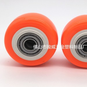 Furniture Caster 63mm Polyurethane Silent Rigid Wheel With Precision Ball Bearing For Furniture - Product Image 3