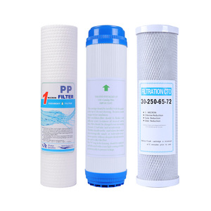 ไส้กรองเครื่องกรองน้ำ 10 นิ้ว แบบสามขั้นตอน PP Cotton คาร์บอนกัมมันต์ CTO สำหรับใช้ในบ้าน - Product Image 1