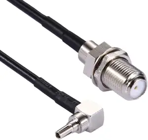 15厘米6英寸F母直到CRC9公直rg174射频电缆组件