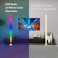 Vente directe d'usine, lampe de sol d'angle LED moderne minimaliste à trépied portable, lumière ambiante intérieure
