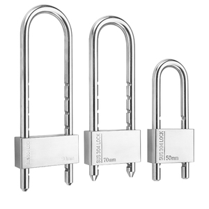 Xách Tay 304 Thép Không Gỉ Hình Chữ U Khóa Key Chống Thấm Nước Chống Trộm Cho Khách Sạn Hội Thảo Nhập Glass Cửa Ra Vào Sân Cửa - Product Image 1