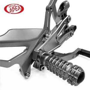 Reposapiés ajustable CNC para motocicleta, para DUCATI V4 PANIGALE 2018 <span class=keywords><strong>2019</strong></span> 2010 2021 Rider, reposapiés trasero - Product Image 6
