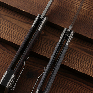 Bochen nhà sản xuất khuyến cáo New Arrival Hot người bán kép màu G10 xử lý gấp Pocket Knife với màu đỏ và màu đen - Product Image 4