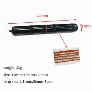 Herramienta de reparación de neumáticos sin cámara para bicicleta, <span class=keywords><strong>Kit</strong></span> de taladro de reparación de neumáticos de emergencia con rayas de goma, juego de herramientas de restauración - Product Image 5