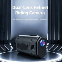 Caméra de tableau de bord pour moto sans écran LCD, double enregistreur vidéo avant et arrière 1080P, étanche, DVR pour moto, caméra Wifi pour moto, caméra de tableau de bord