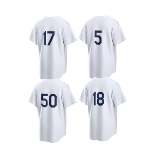 Maillot de baseball américain 2026 Gold Top Stitched pour joueur # 17 # 50 # 5 # 18 # 8 # 25 # 31 # 37 Light Custom - Product Image 4